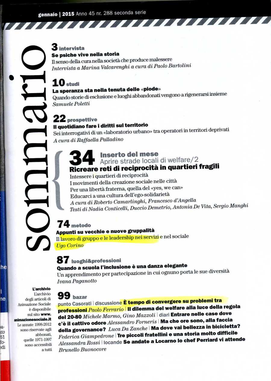 ANIMAZIONE sociale 2882675