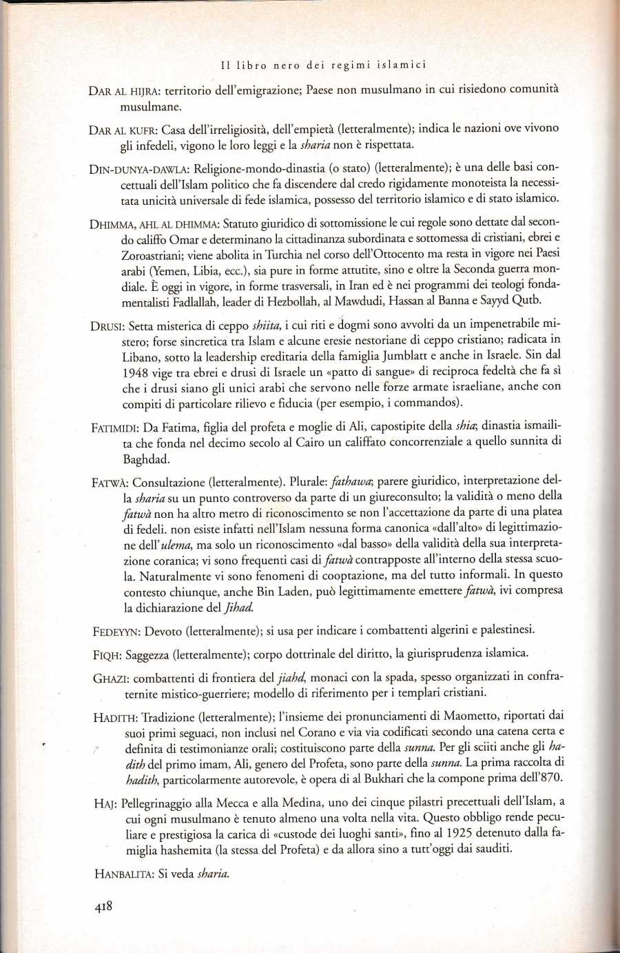 PANELLA libro nero regimi islamici2357