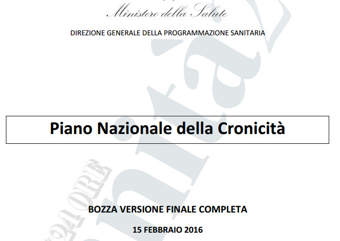 piano cronicità