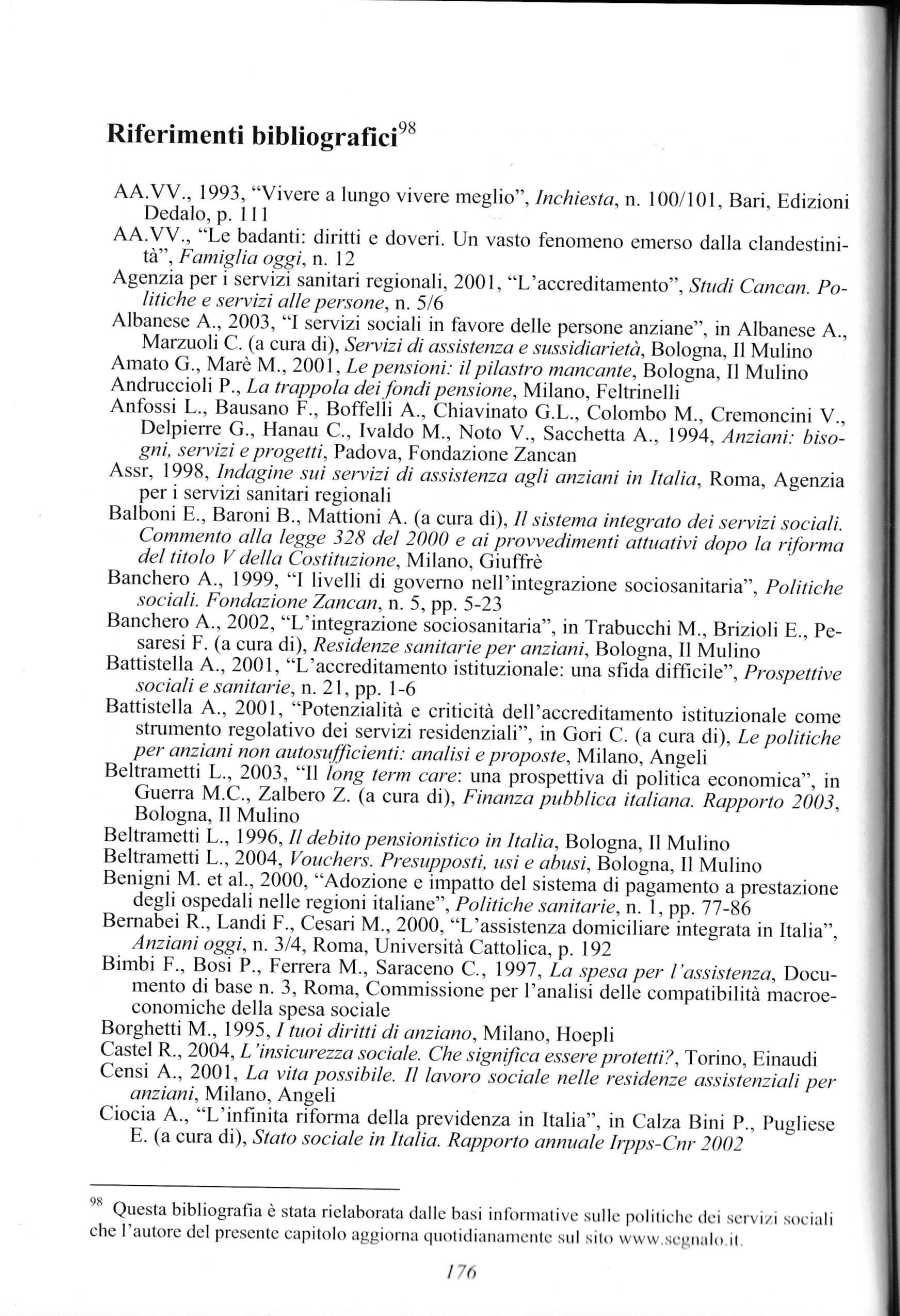 anziani politiche servizi 2005 ferrario paolo1359
