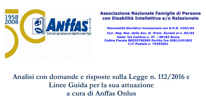 anffas dopo di noi