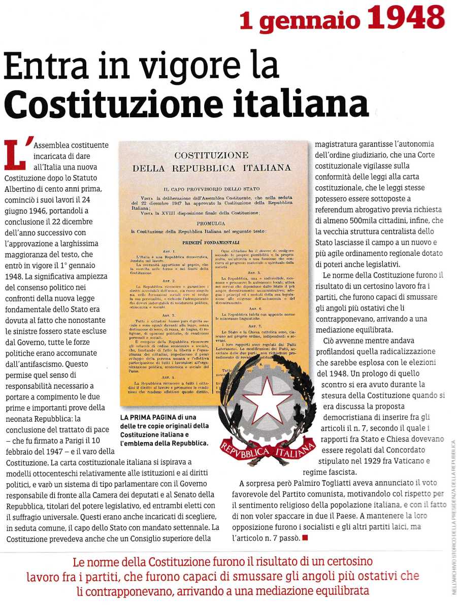 COSTITUZIONE FASCISMO
