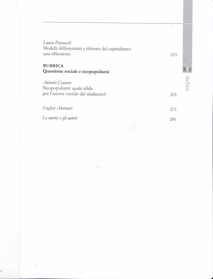 RIVISTA POLITICHE SOCIALI2298