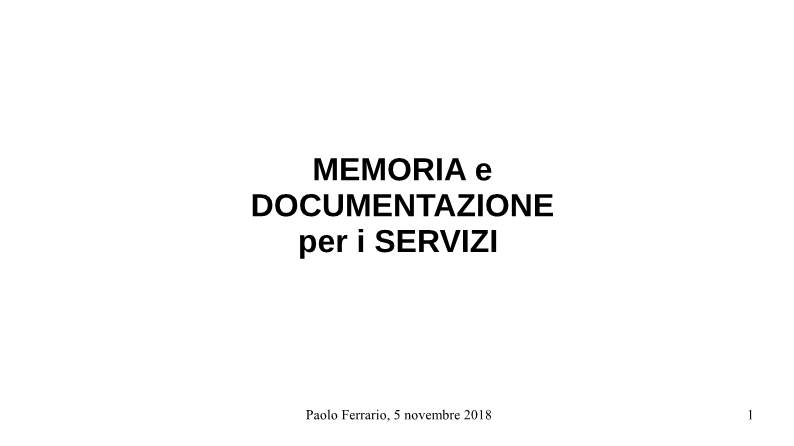 MEMORIA per DOCUMENTAZIONE-p01