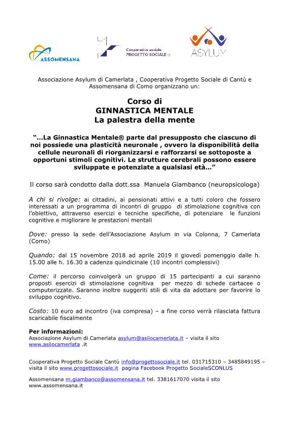 Volantino corso Ginnastica Mentale-p1